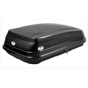 Střešní box AMOS Travelpack 400 pravé černý lesklý