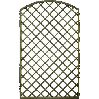 Opora na rostlinu Mříž na popínavé rostliny 120 x 180/195 cm dřevěná tlakově impregnovaná