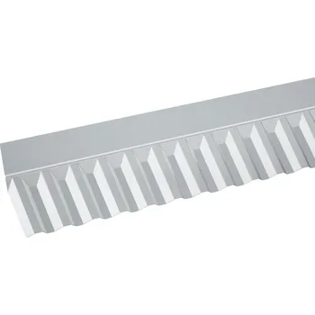 Polykarbonátová deska Gutta napojení na čelní stěnu (trapéz 76 x 18 mm) 1045 x 150 mm (pouze pro trapéz MAKRO) čirá