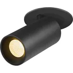 BIG WHITE (SLV) NUMINOS PROJECTOR S stropní zápustné svítidlo, 3000 K, 20d, válcové, černé/černé 1006939
