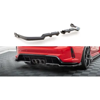 Centrální zadní splitter (se svislými lištami) V.1 + Klapky Honda Civic Type-R Mk 11
