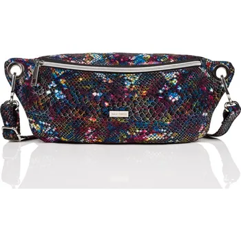 Kabelka Paolo Peruzzi Dámská kožená ledvinka PAOLO PERUZZI; fialová SKL