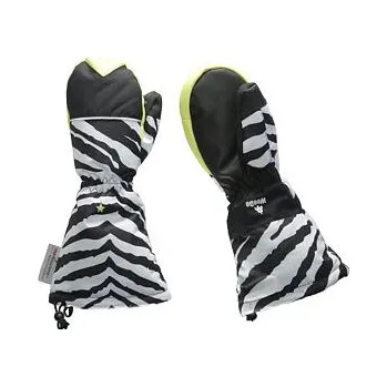 Dětské zimní rukavice WeeDo Zebra - palčáky velikost rukavic 10-12 let