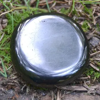 Masážní kámen Gagát (černý jantar) - masážní placička malá