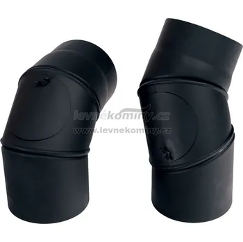 Komín KOVO-Koleno 200/přestavitelné 0-90 stupňů s čistícím otvorem