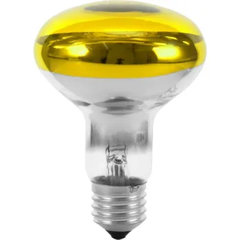 Žárovka Omnilux Halogenová žárovka E27 60W 230V 330lm žlutá