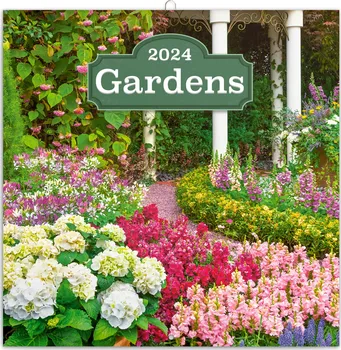 Kalendář Presco Group Poznámkový kalendář Zahrady 2024