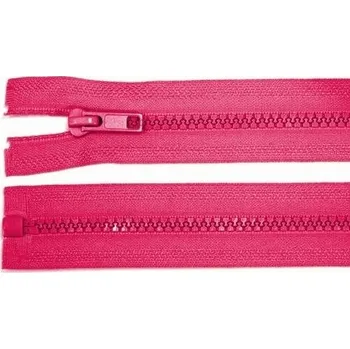 Zip Zdrhovadlo zip kostěný 30 cm dělitelný malinová