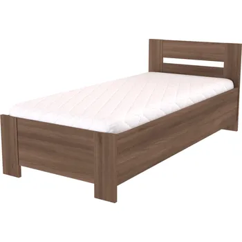 Postel Zvýšené lůžko LOTA s úložným prostorem Dekor: Akácie skořice