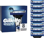 Gillette Náhradní hlavice Mach3 Turbo, 8 ks, modrá
