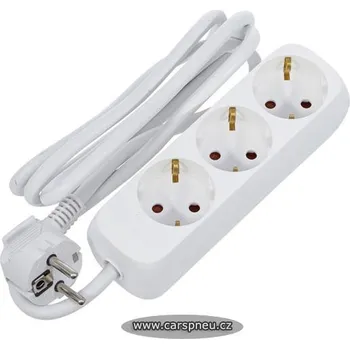 Napájecí kabel Prodlužovací kabel | 3 zásuvky | 1,4m | 3x1,5mm | IP20 (BGS Technic, 3368)