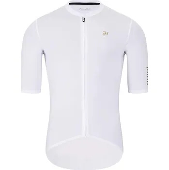 cyklistický dres HOLOKOLO Cyklistický dres s krátkým rukávem - VICTORIOUS GOLD - bílá 4XL