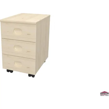 Psací stůl Domestav Domino kontejner 3 zásuvky smrk