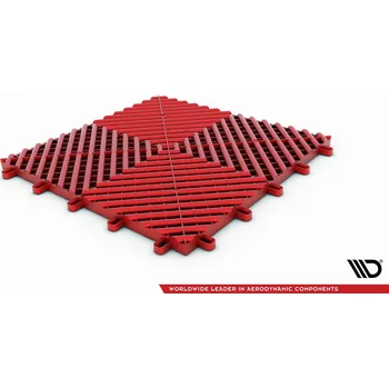 vinylová podlaha Modulární podlaha MAXTON (1x1m), red