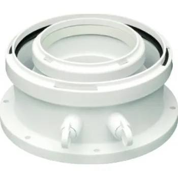 Kouřovod JUNKERS připojovací adaptér 80/125mm, s měřícími body, plast