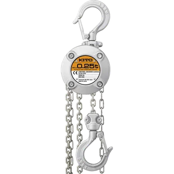 Ruční kladkostroj KITO typ CX003 nosnost 250 kg zdvih 1,5 m