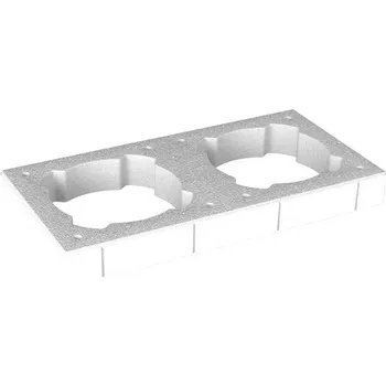 Komín CS-Prstenec dvojitý bílá cihla 77*38*8 cm