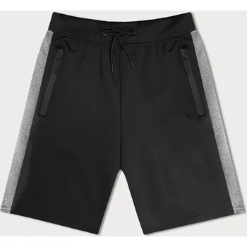 Pánské kraťasy Černé pánské sportovní kraťasy (8K281-3) odstíny černé M