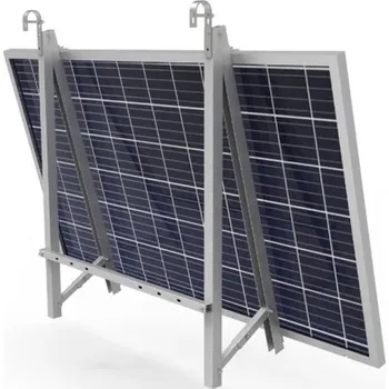 držák na solární panel MHPower Solar Držák pro solární panely na balkón a zeď ČERNÝ - Nastavitelný, úhel 10-30°