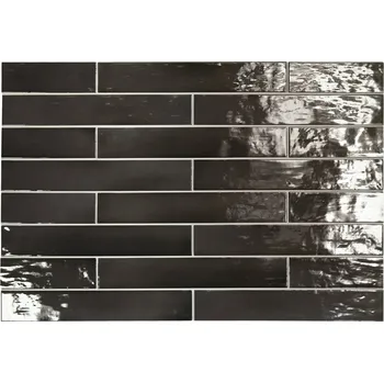 Obklad Equipe MANACOR obklad Black 6,5x40 (1m2) (EQ-5) 26926