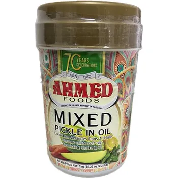 Návnadová surovina Ahmed Smíšená Nakládaná v oleji (Mix Pickle) 1kg