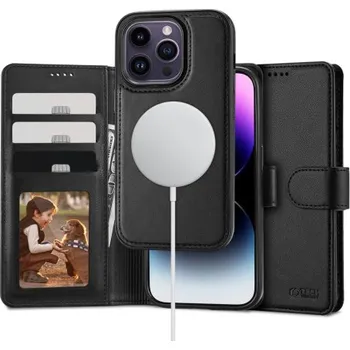 Pouzdro na mobilní telefon Tech-Protect | Tech-Protect Wallet MagSafe pouzdro na iPhone 14 Pro, černé