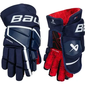 Chránič rukou Hokejové rukavice Bauer S22 Vapor 3X INT. Barva: NV -Navy, Velikost: 12"