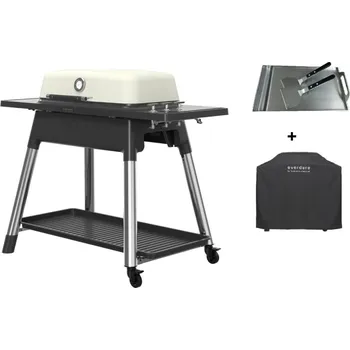 Příslušenství pro gril Everdure Plynový gril FURNACE stone + kryt + plech Teppanyaki