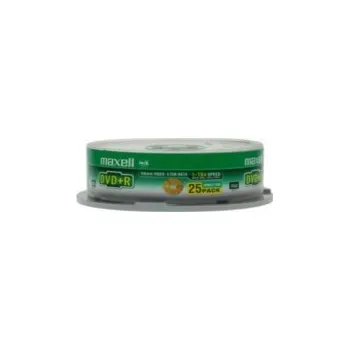 DVR/NVR/HVR záznamové zařízení Maxell DVD+R 4.7Gb 16X Cake 25