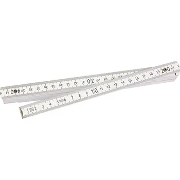 metr Metr skládací dřevěný s úhloměrem 2m BMI