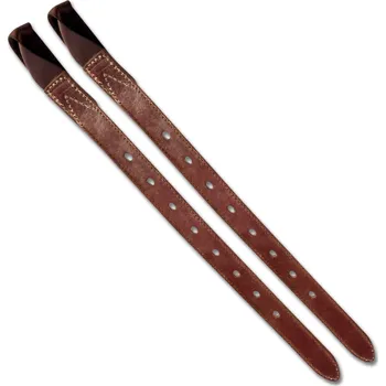 Jezdecké sedlo WINTEC Řemeny sedlové Quick-Change Wintec, kožené, 32,5 cm, hnědé 32,5cm