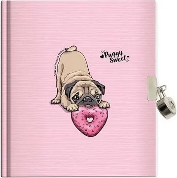 Zápisník ARGUS Památník se zámkem Puggy 15,5 x 18 cm 14420361