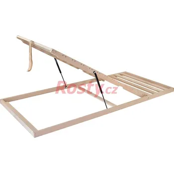 Postelový rošt Betler VÝKLOPNÝ LAŤOVÝ ROŠT BUK 17 ÚP 120x200x5cm (ATYP), nosnost: 250kg
