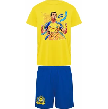 Letní set Cristiano Ronaldo Al-Nassr FC Velikost: M, Materiál: 100% polyester
