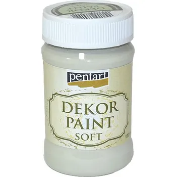 Výtvarná barva Dekor Paint - křídová vintage barva 100ml - lišejníková zelená