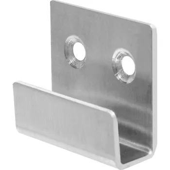 Onpira Nerezový závěsný "J" hák na sklo Rozměr: 15 mm