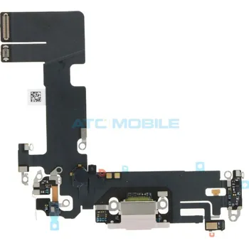 iPhone 13 flex nabíjecího konektoru růžový (OEM) a zpět 21 Kč s ATC Clubem