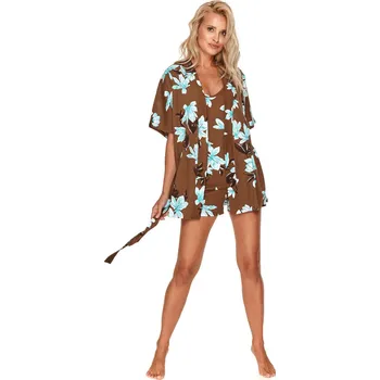 Dámský župan Dámský župan 2683 MARIJA S-XL Hnědá XL