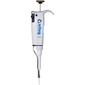 Pipeta jednokanálová WITOPET premium, Witeg, Barevný kód: modrý, Objem [µl]: 100 – 1000