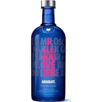 Vodka Absolut Drop of Love Limited Edition 40 % 0,7 l