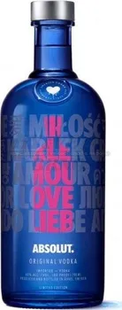 Vodka Absolut Drop of Love Limited Edition 40 % 0,7 l