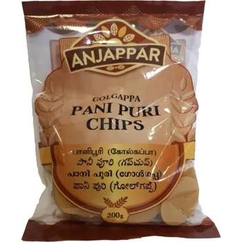 Chips Anjappar Pani Puri Chipsy 200g