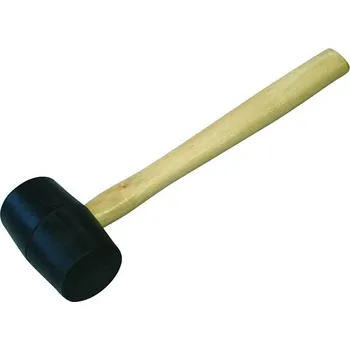 Palice Palička gumová černá 450g dřevěná násada