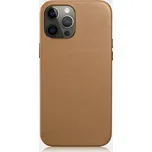 iCarer Kožený kryt na iPhone 12 Pro MAX - iCarer, Real Leather with MagSafe Brown 11.01.WMI1217-BN