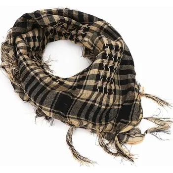 Šála Maskáčová šála s třásněmi, taktický šátek - Bláto