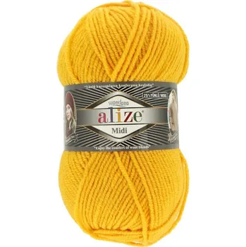 Alize Superlana Midi 488 žlutá