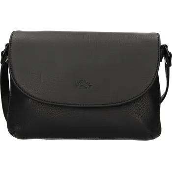 Kabelka Kožená dámská crosbody kabelka Katana Felipa - černá