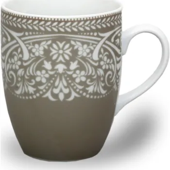 Eva, porcelánový hrnek, 0,37 l, šedá krajka, Thun 1794