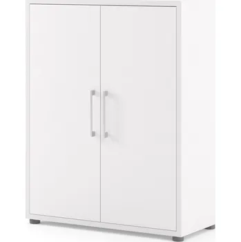 Komoda Bílá skříňka FALCO OFFICE 80400/134, lamino, variabilní uspořádání