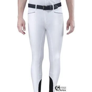 Jezdecké kalhoty Pánské rajtky Equiline -EBER- - Bílá - 48